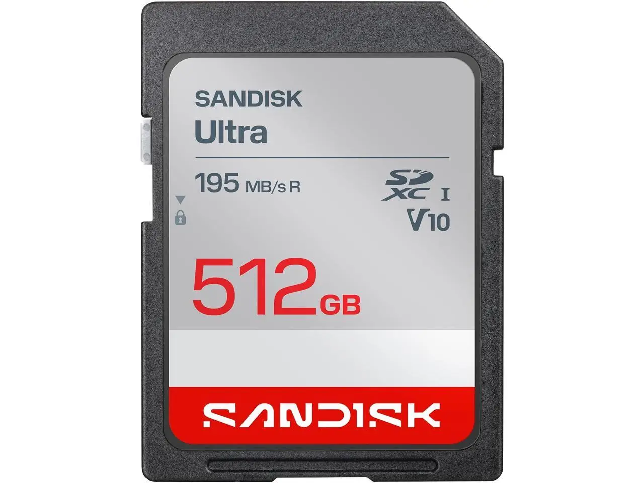 SANDISK 512GB Ultra SDHC UHS-I Card and SDXC UHS-I Card - Up to 195MB/s Read Speed, Full HD Video, V10, U1, C10 - SDSDUVQ-512G-GN6IN