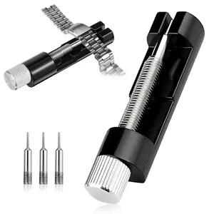 Watch Link Removal Kit,Adjust and Remove Bracelets Tools with 3PCS Replacement Pins, Pin Remover for Sizing Strap Watches Sizings Adjustment Tool Kit for Watches Repair and Sizings