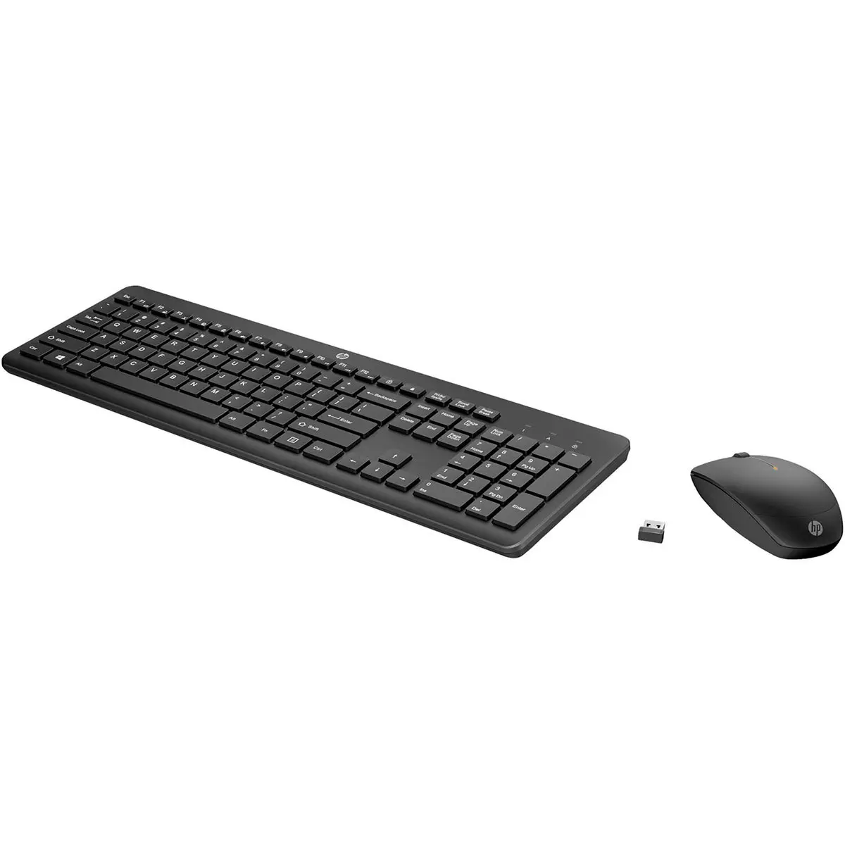 HP 230 Wireless Chiclet Keyboard and Mouse Combo - Black, Computer Accessories for Office & Home Use