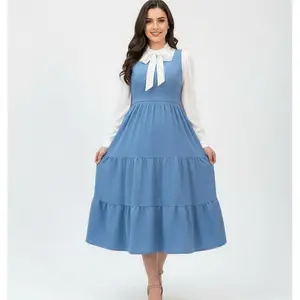 MIDI OVEROL in Tecno Crepe - Elegant Casual Midi Dress for Any Occasion - Versatile and Stylish Fit