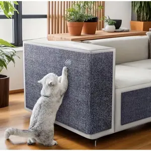 DIY Non-slip Sticky Carpet, Self-Adhesive Cat Scratching Pad, Vertical Scratcher, Customizable Climbing Mat for Cats, Furniture Protector for Sofas & Walls, Durable Pet Accessory, Home