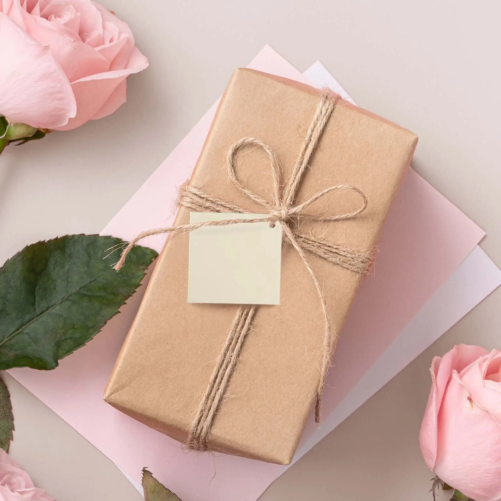 100 Pack Ivory Printable Diamond Shape Wedding Favor Gift Tags 2"