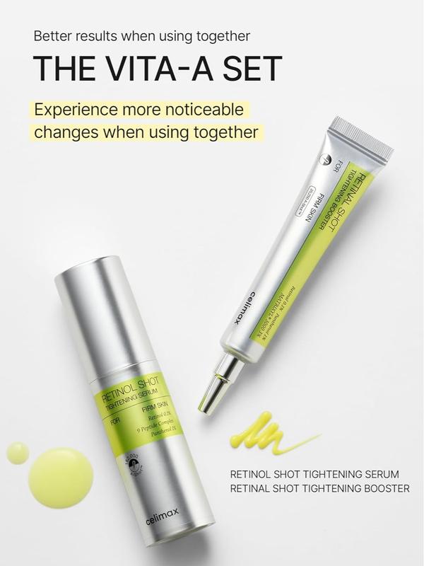 [celimax official] The Vita A Retinol Shot Tightening Serum | with Pure Vitamin A Retinol, Peptide, Pore Minimizer, Wrinkles & Fine Lines, Firmer Skin, Anti-Aging, Skin Smoothing 30ml