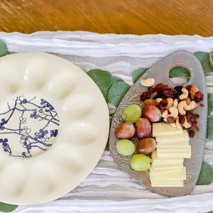 Ceramic Egg Tray Plates Kitchen Utensils