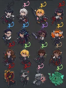 Limbus Company Sinner Acrylic Charms