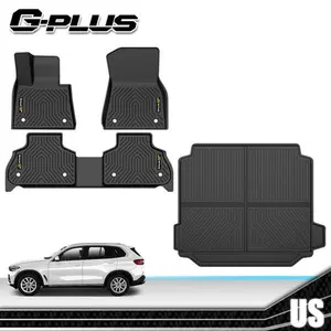Fits BMW X5 2019-25 Floor Mats Liner Trunk Mat All Weather Molded 3D Black 4Pcs