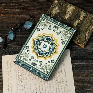 New Creative Vintage Pattern Portable Notebook, Magnetic Hollow Diary Journal, Suitable for Daily Records, Travel Notebooks, Business Notes