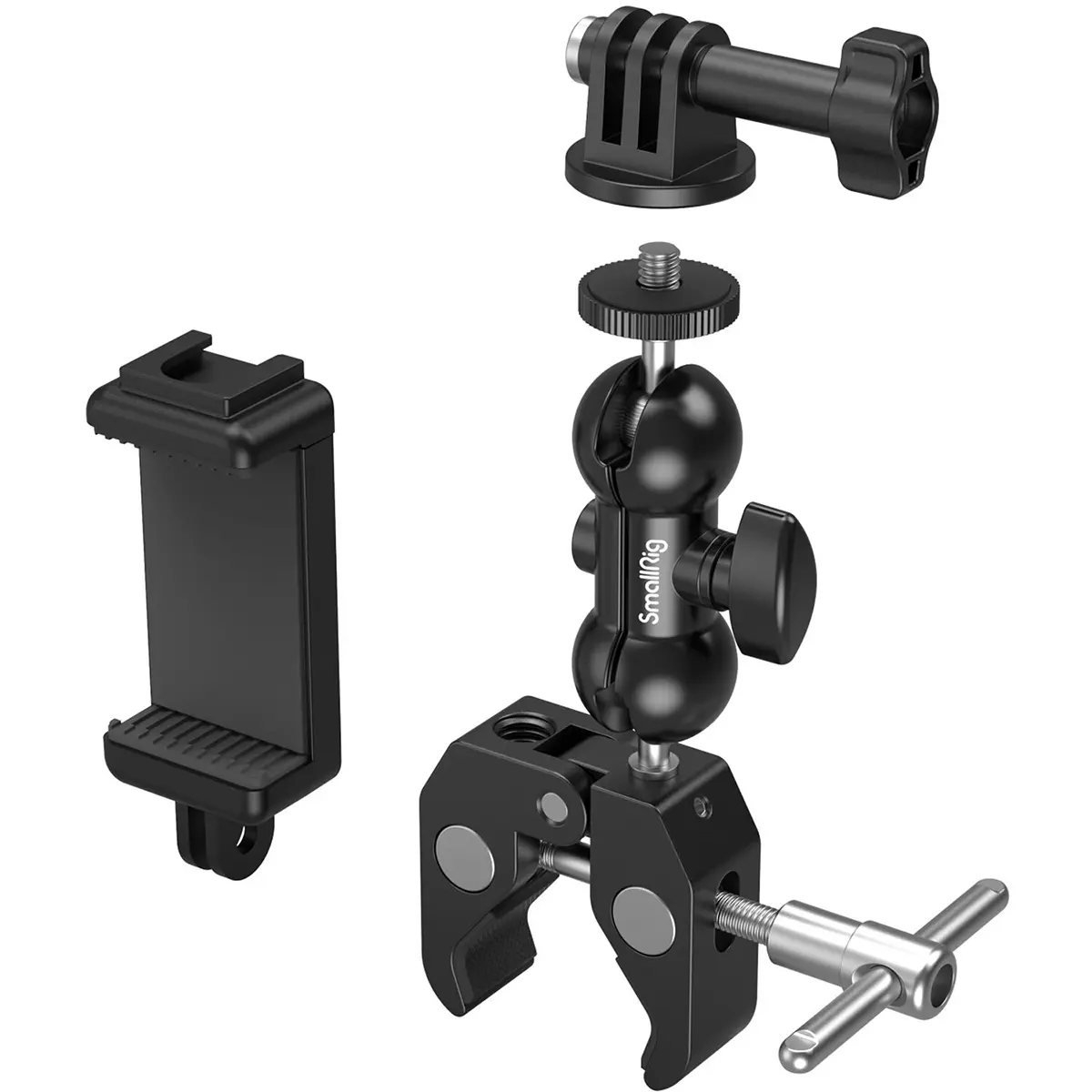 SmallRig Crab-Shaped Super Clamp with Ball Head Magic Arm