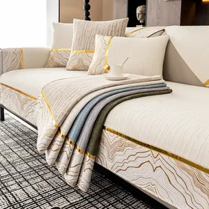 Luxury Chenille Sofa Cover for All Seasons, Non-Slip Nordic Style Sofa Cushion Slipcover, Elegant Home Décor for Modern Living, Sofa Couch Covers