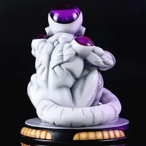 Frieza Figure Statues Figurines Final Form Sitting Model Display Piece, Anime Peripheral Collection, Perfect Gift for Fans, High-Quality Collectible,no base