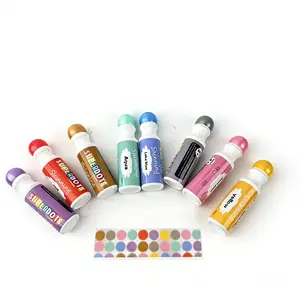 6-color/8-color glitter pen, each pen weighs 2.03 oz, in orange, bright pink, silver, bright yellow, light blue, bright red, pale purple, and light cyan. Young children, students, fans of journaling, parents, participants in parent-child activities.