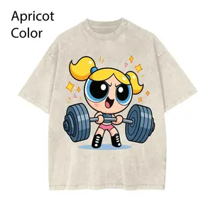 Cute #Powerpuffff Girls Buubleess Gym T-Shirt, Cute Weightlifting Cartoon Shirt, Cartoon Character Shirt, Unisex Graphic Tee, Heavy Lifting Shirt, Gym Shirt, Gift for Fan #Powerpuffff, Youth & Adult Shirt