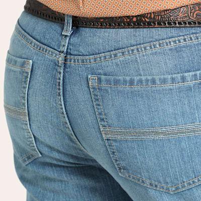 Cinch Men's Ian Medium Stonewash Slim Bootcut Jeans