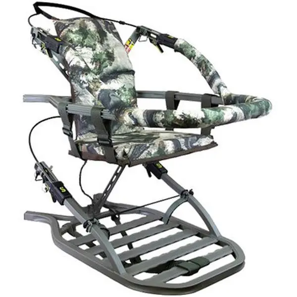 Summit Viper Pro SD Mossy Oak Terra Outdoor Hunting Tree Stand - Lightweight Foam-Filled Frame, 300lb Capacity, DeadMetal Sound-Dampened, 1-Piece Wrap-Around Armpad, Quickdraw Pro Cable System, Secure Stirrup, 22 Lbs Hunt Gear Accessories