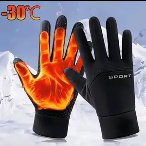 winter warm gloves touch screen windproof cold proof cycling gloves mens womens running hiking sking gloves