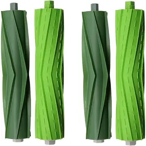 2 Set Replacement Roller Brushes for iRobot Roomba E I J Series e5 e6 e7 i1 i2 i3 i4 i6 i7 i8 j6 j7 j7+ i5 i5+ j5 j5+ Vacuum Cleaners Dual Multi-Surface Rubber Non-Tangle