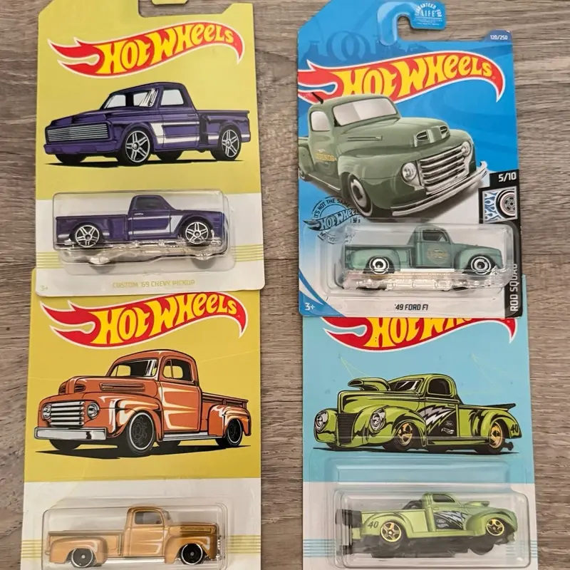 Hot Wheels 1949 Ford F1 Pickup Truck Model 5/10 Collectible Toy Car for Kids and Collectors #diecast