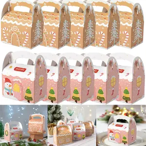 10PCS Christmas Candy Boxes