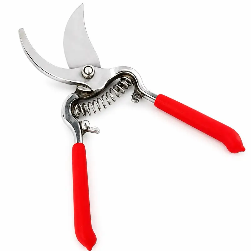 8-inch Heavy Duty Garden Pruning Shears, Easy Safety Lock, Comfortable Handle Soft Grip, Comfortable Handle Pruning Knives