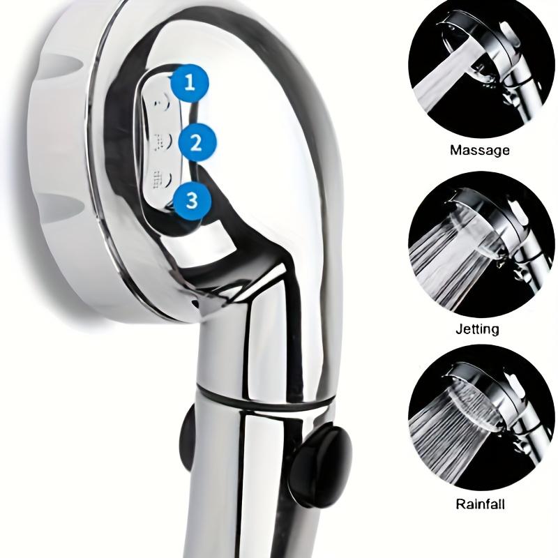 Dual  Rain  Shower  Head, 10 Inch High-Pressure 3-Way Shower Combo with 11-inch Adjustable Extension Arm and 3+1 Settings Handheld Showerhead Combo, Powerful Low-pressure Water Shower Spray, Handheld Shower Head With Hose, Combo Set