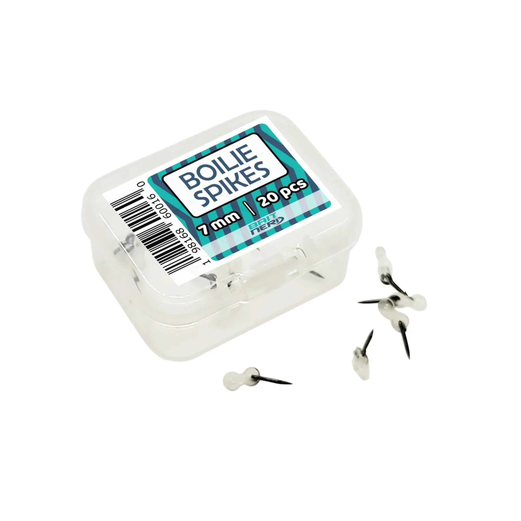 Bait Nerd Boilie Spikes 7mm 20pcs | Carp Fishing for Soft and Firm Bait | Carp, Buffalo, Catfish