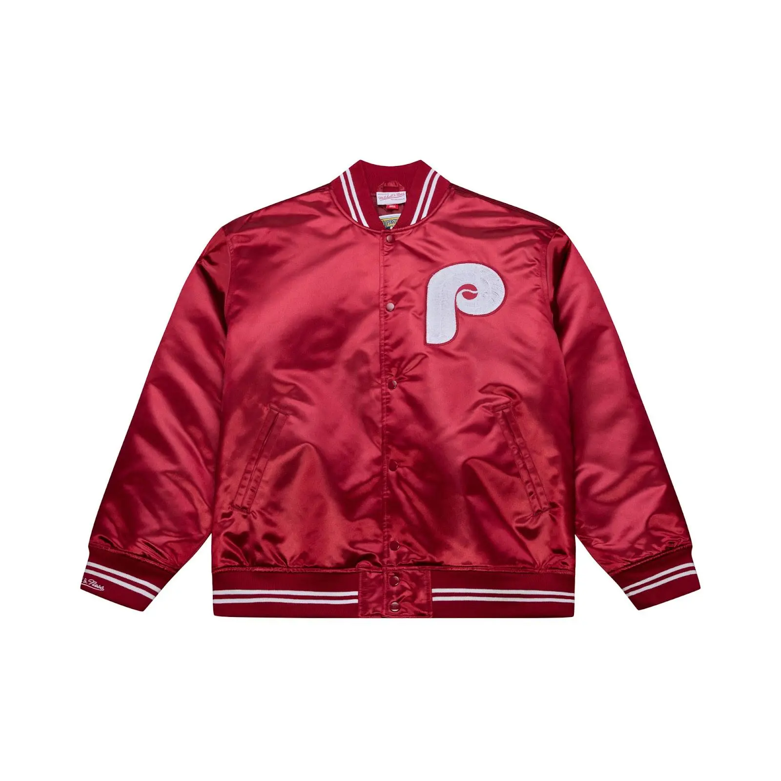 Philadelphia Phillies 1976 Burgundy Authentic Dugout Full-Snap Jacket MLB Throwback Outerwear Vintage Fan Gear Mitchell & Ness