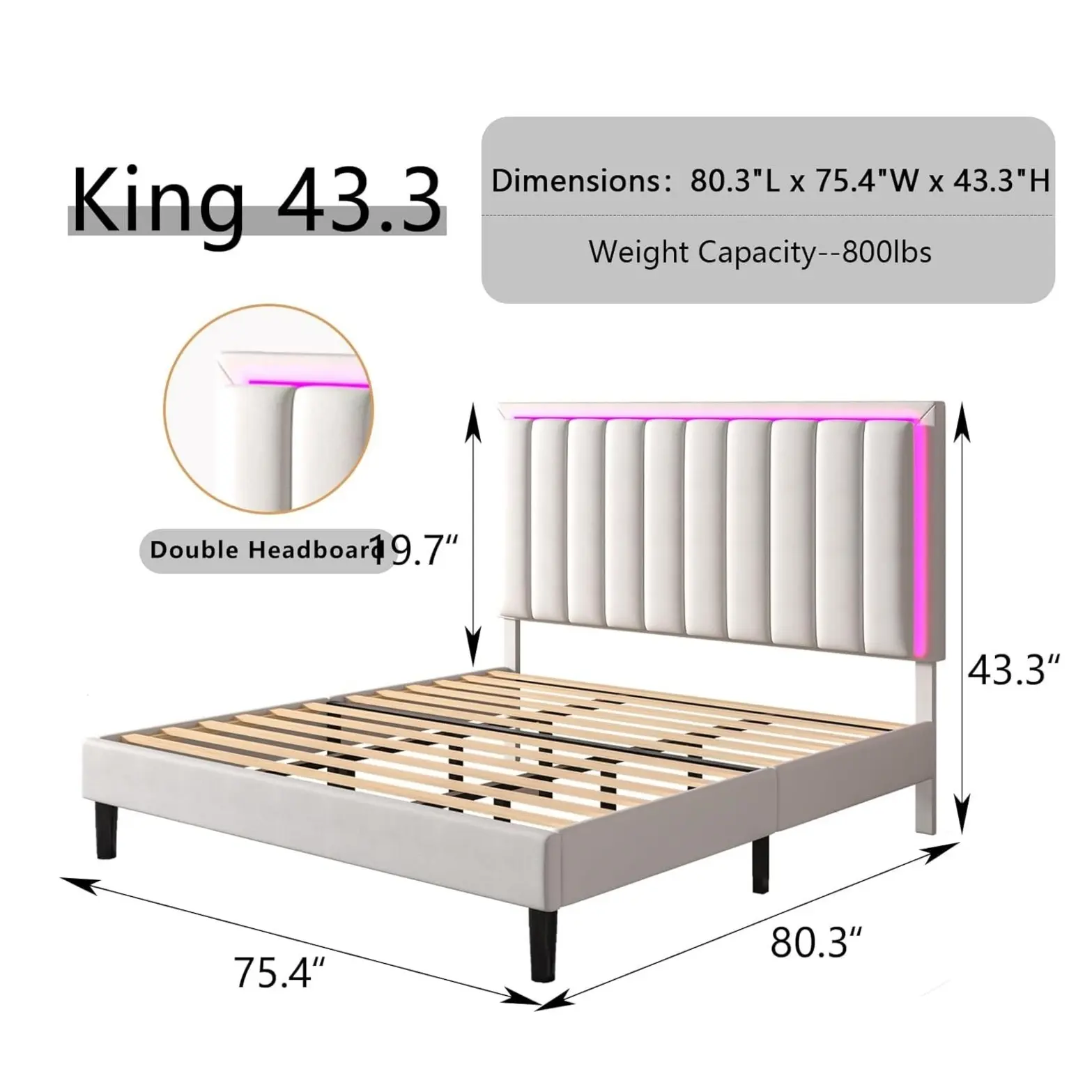 King Size White