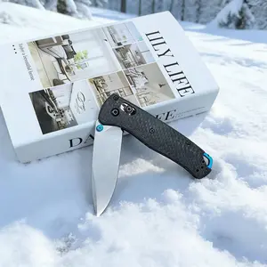 Carbon Fiber Handle Fruit Knife, Essential Kitchen Tool, Durable Lightweight, Hiking Tool, Great Gift, Daily Use