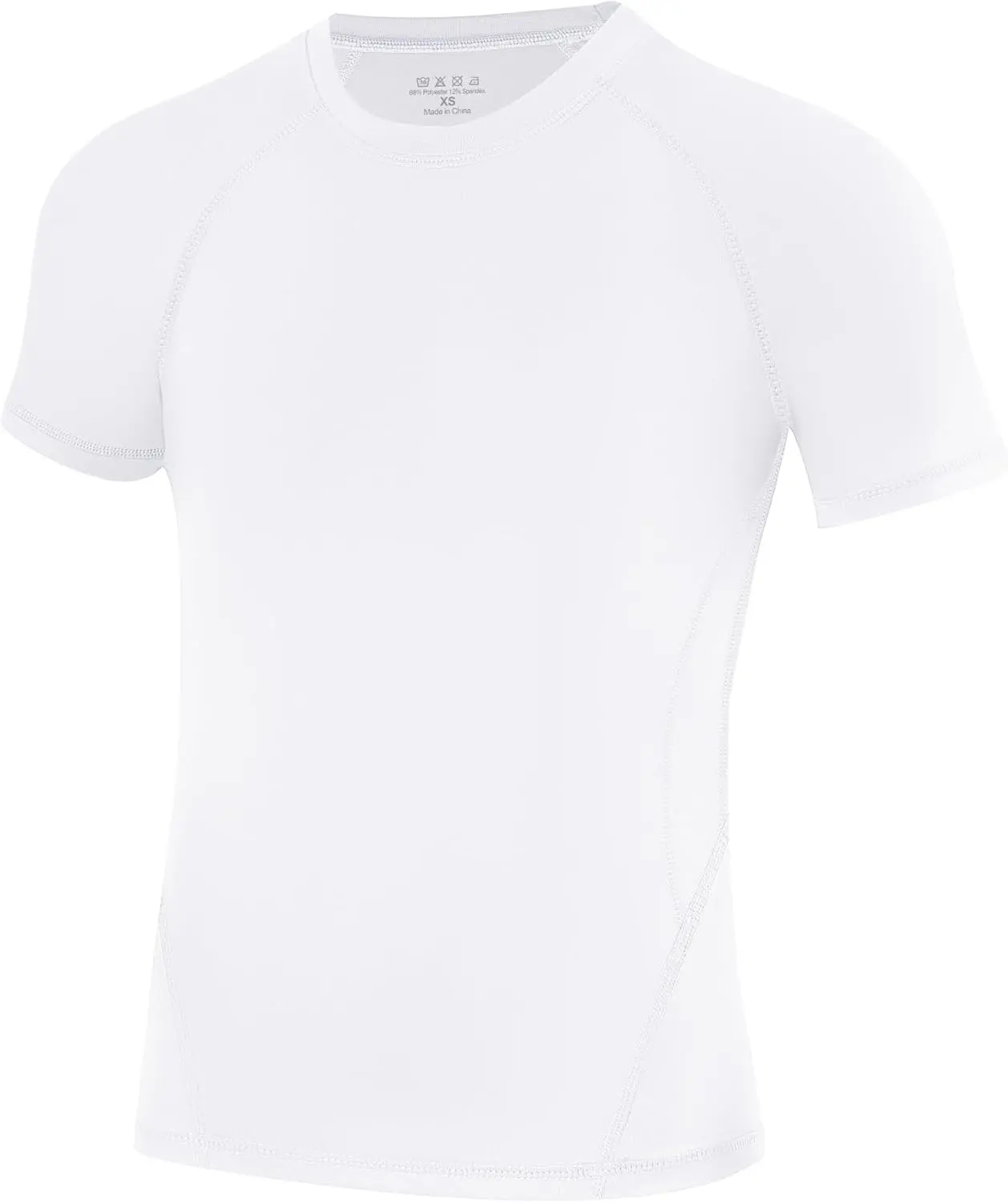 Boys Compression Shirt Short Sleeve Youth Football Basketball Undershirt Kids Athletic Quick Dry Base Layer T-ShirtGift.