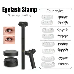 Long-Lasting Waterproof Eyeliner Stamp, Quick-Dry Smudgeproof Lower Eyelash Stamp Makeup Tool, Essential for Beginners & Daily Use