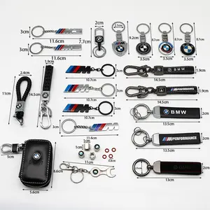 Bmw Car Metal Keychain, Luxury Style, Scratch-Resistant Wear-Resistant Lost Prevention Design, Creative Universal Key Chain Gift