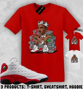 Tee Shirt Matching AJ 13 Chicago 2026 Match Sneaker MJ Sneakerhead King T-Shirt