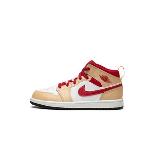 Jordan 1 MID PS "White Onyx / Light Curry" 640734 201