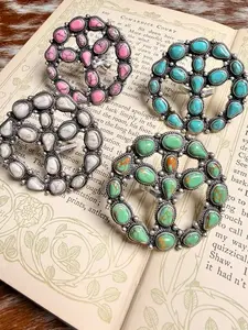 Peace Out Ring Jade Green