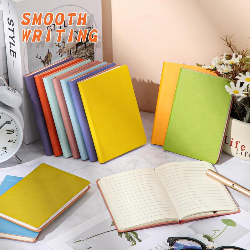 48 count A6 PU Leather Journals Notebook Bulk Lined Journal Soft PU Leather Cover Ruled Writing Notebook for Writing School Office Business 128 Pages 5.7 x 3.7 Inch(Pastel Color) 48 count A6 PU Leather Journals Notebook Bulk Lined Journal Soft PU Leather Cover Ruled Writing Notebook for Writing School Office Business 128 Pages 5.7 x 3.7 Inch(Pastel Color)