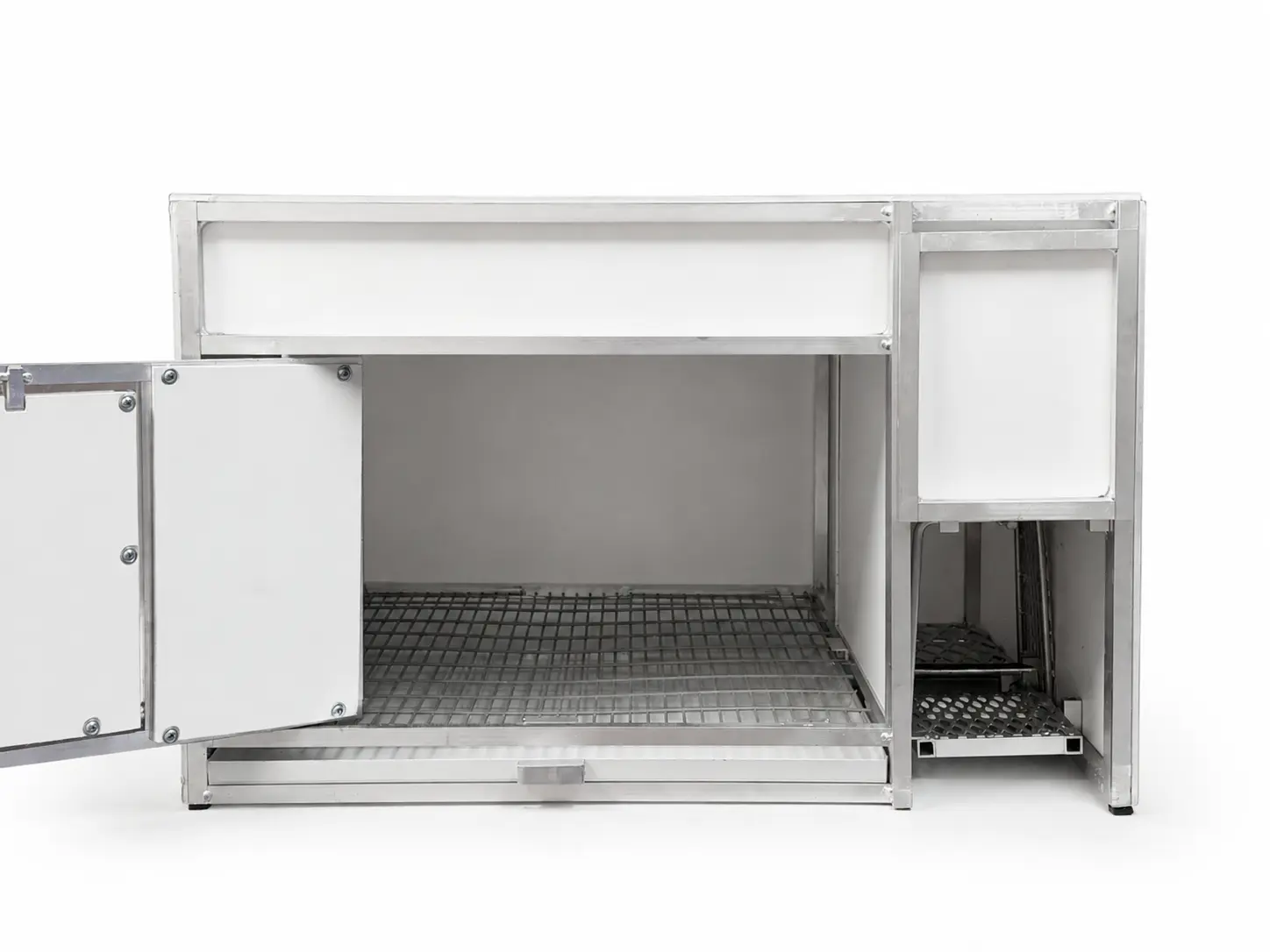 Jerezana Aluminum Pigeon Cage with Trap & Feeder Compartartment