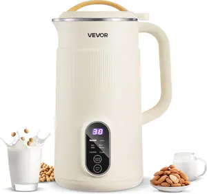 6-in-1 Electric Nut Milk Maker – 20 oz Soy, Oat & Almond Milk Machine with Self-Cleaning