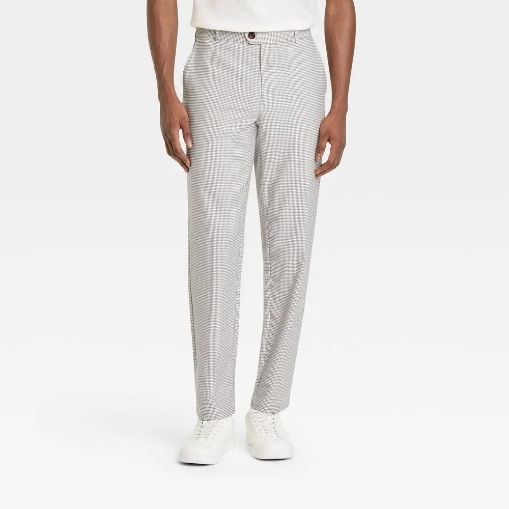 Houston White Adult Houndstooth Straight Leg Trousers, Polo, Sweater Houston White Adult Houndstooth Straight Leg Trousers, Polo, Sweater