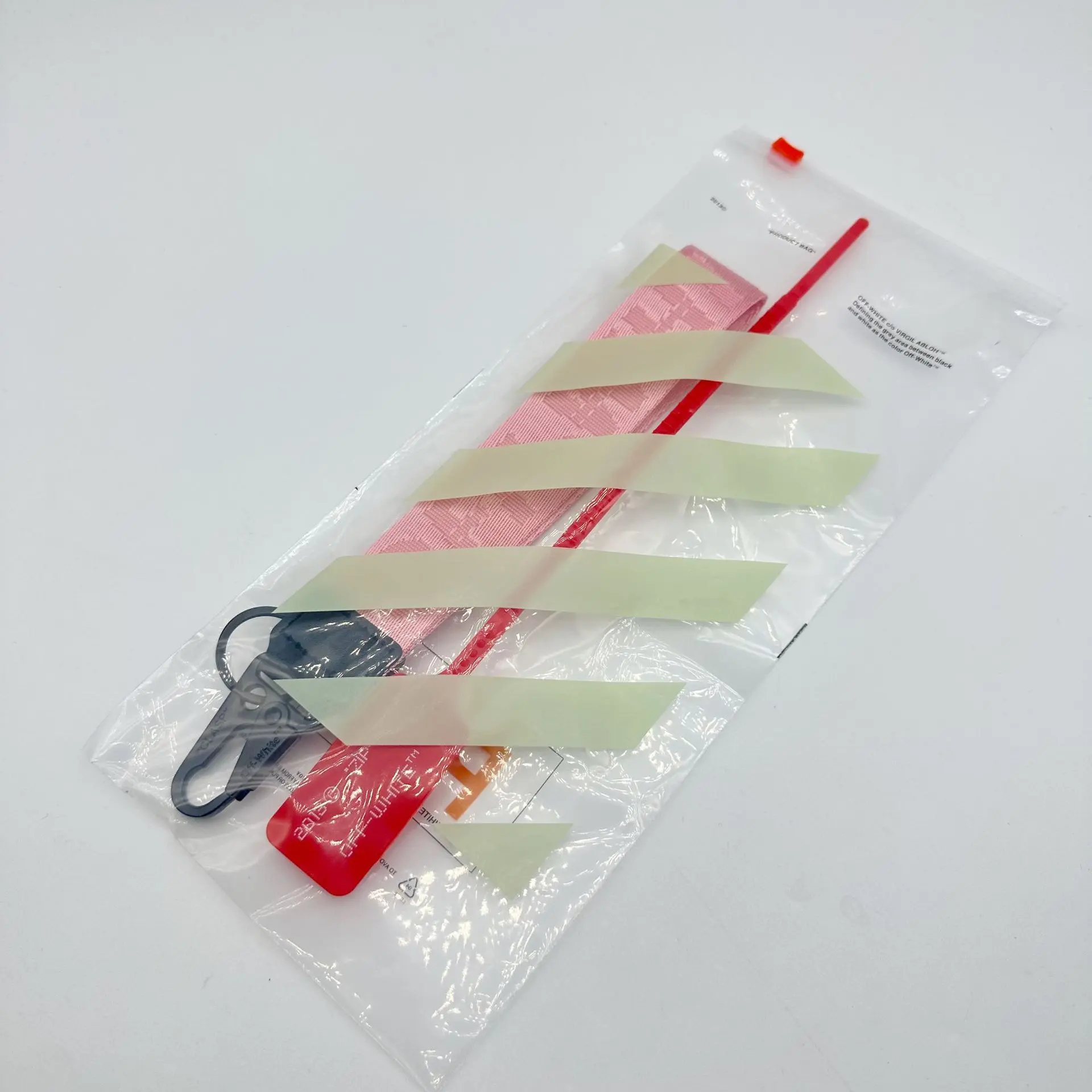 Pink Jelly Print Electroplated Backpack Hanging Accessory for Men and Women Hip Hop Keychain Casual Style
