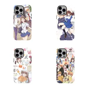 Fruits Basket Anime Phone Case,Cute Tohru & Friends Design for iPhone,for iPhone 16/15/14/13/12/11 Pro Max Plus for Samsung phones,Thoughtful Gift Idea for Friends or fans.