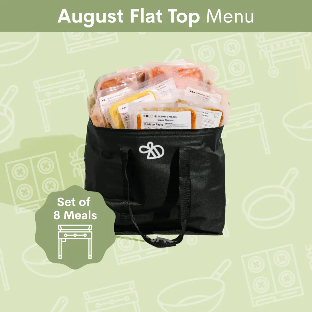 August Flat Top Menu
