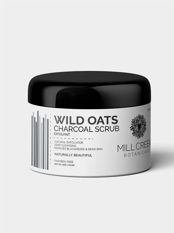Wild Oats Charcoal Scrub