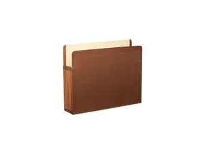 Pendaflex Premium Reinforced 5-Pocket Expanding File Pockets Straight Cut Letter Brown 85545