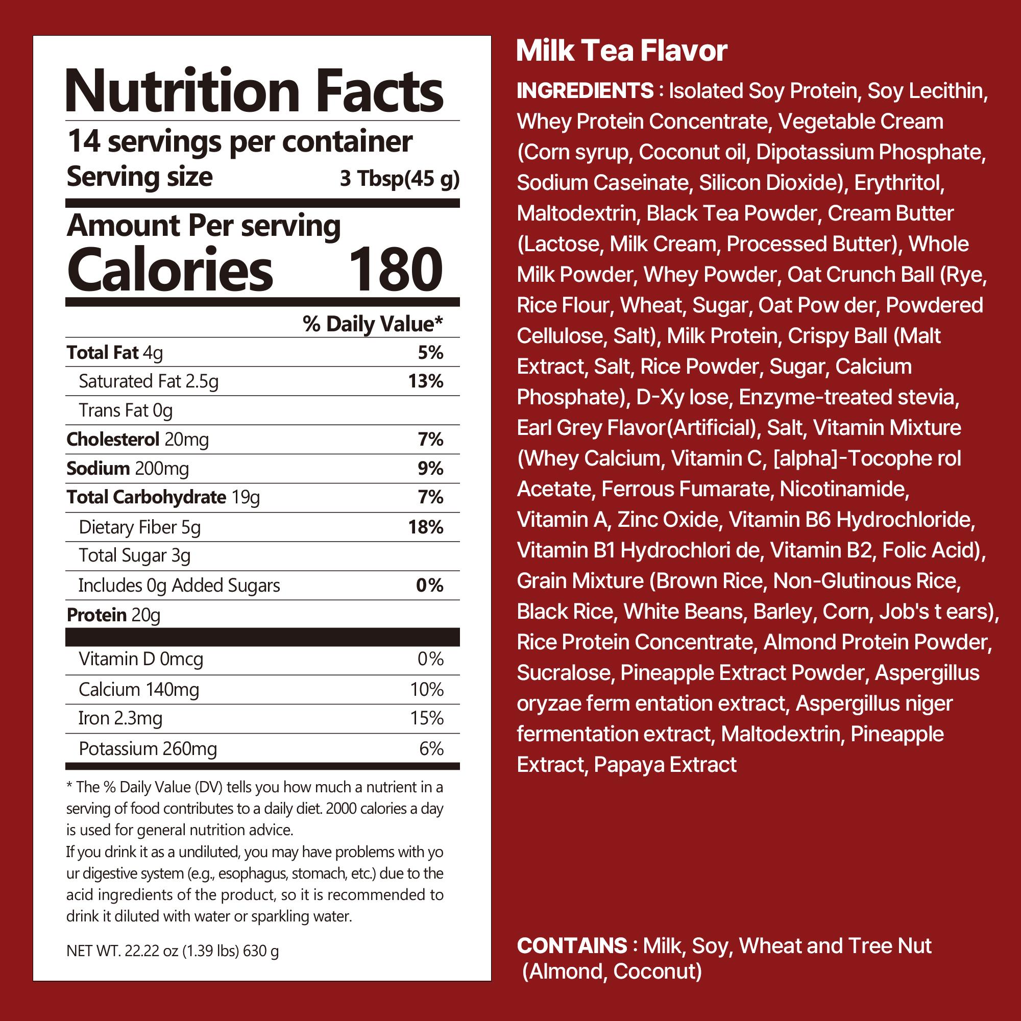 [Fullight Official] Flimeal Crunchy Protein Powder Bulk Duo (22.22ox x 2), Low Sugar & Keto-Friendly, High in American-Made Protein, Easily Digestible Preworkout Meal Replacement Drink