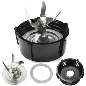 Blender  for Oster Osterizer with Rubber Seal Gasket & 4902 Blender Jar Bottom & 6 Point Fusion  4980 replacement parts by SixElements