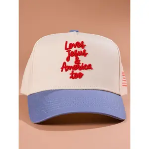 Loves Jesus & America Too Trucker Hat