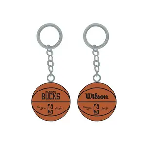 Pro Specialties Group 3D Basketball Milwaukee Bucks Keychain