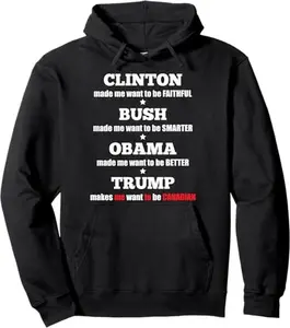 Anti Trump Political Tee For Independents and Liberals Pullover Hoodie