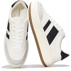 Project Cloud Women's | Lace-up Memory Foam Sneakers Round Toe Platform Women Walking Shoes Non-Slip Casual Sports Shoes Girl Footwear - Nita Low Top Trainer Breathable Versatile