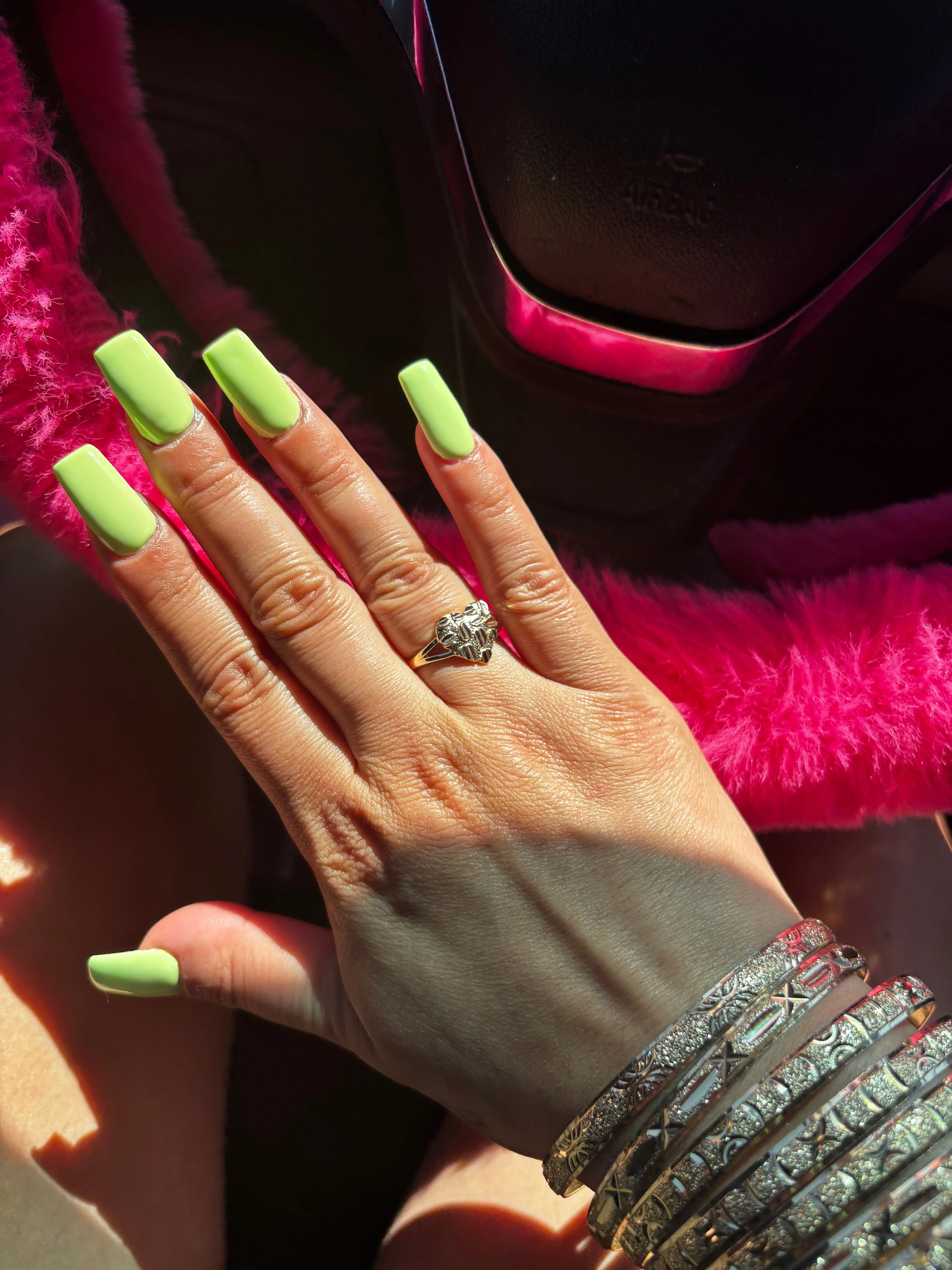 Nugget Heart Ring for Her